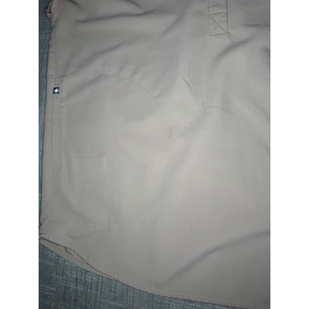 FIGS Casma Sleeveless Top & Livingston Pants Scrub Set Boulder Tan XS S/P - Picture 5 of 14